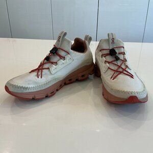 Cloudaway 'Ice Chili' Sneakers, Slip on , White and Apricot, Size 8